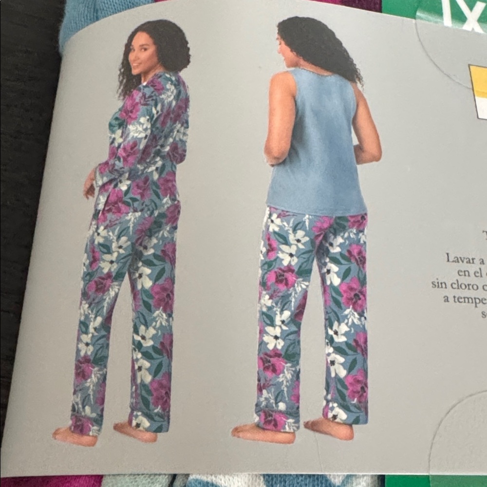 Carol Hochman 3 piece cotton pajama set size XL